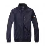 veste tommy hommes blue single color